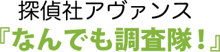 探偵社アヴァンス『なんでも調査隊！』