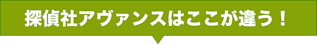 探偵社アヴァンスはここが違う！